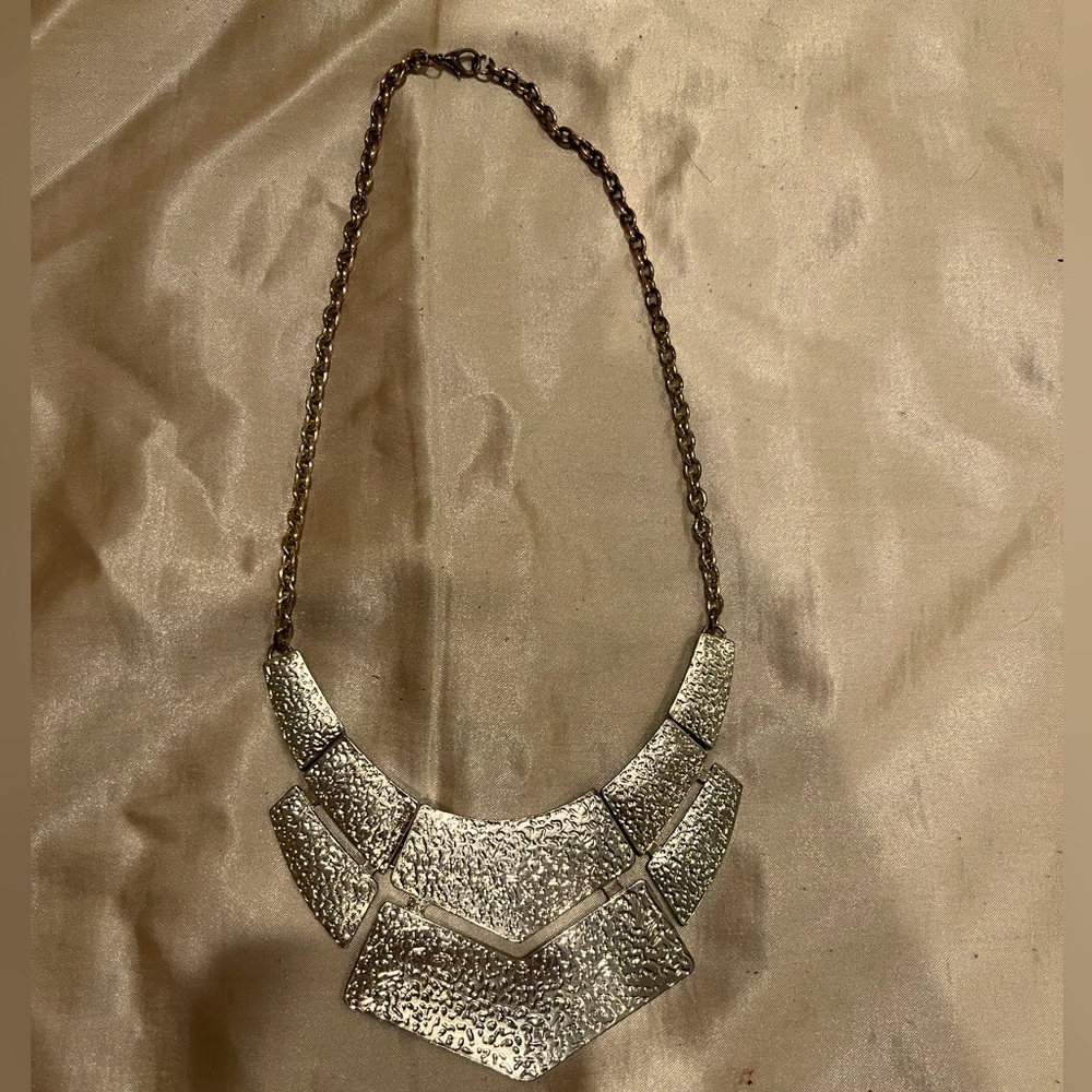 Charlotte Russe Gold Statement Necklace